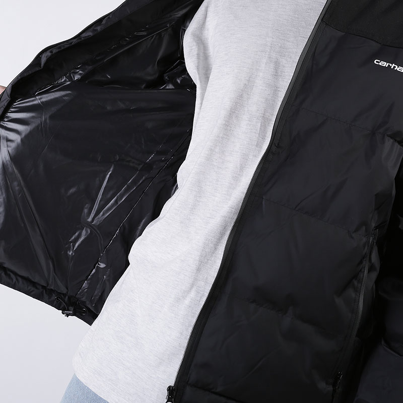 мужская черная куртка Carhartt WIP Larsen Jacket I026811 - цена, описание, фото 4